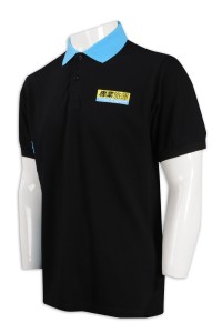 P1075 Manufactured Collar Polo Shirt 100% Cotton Professional Travel Polo Shirt Maker